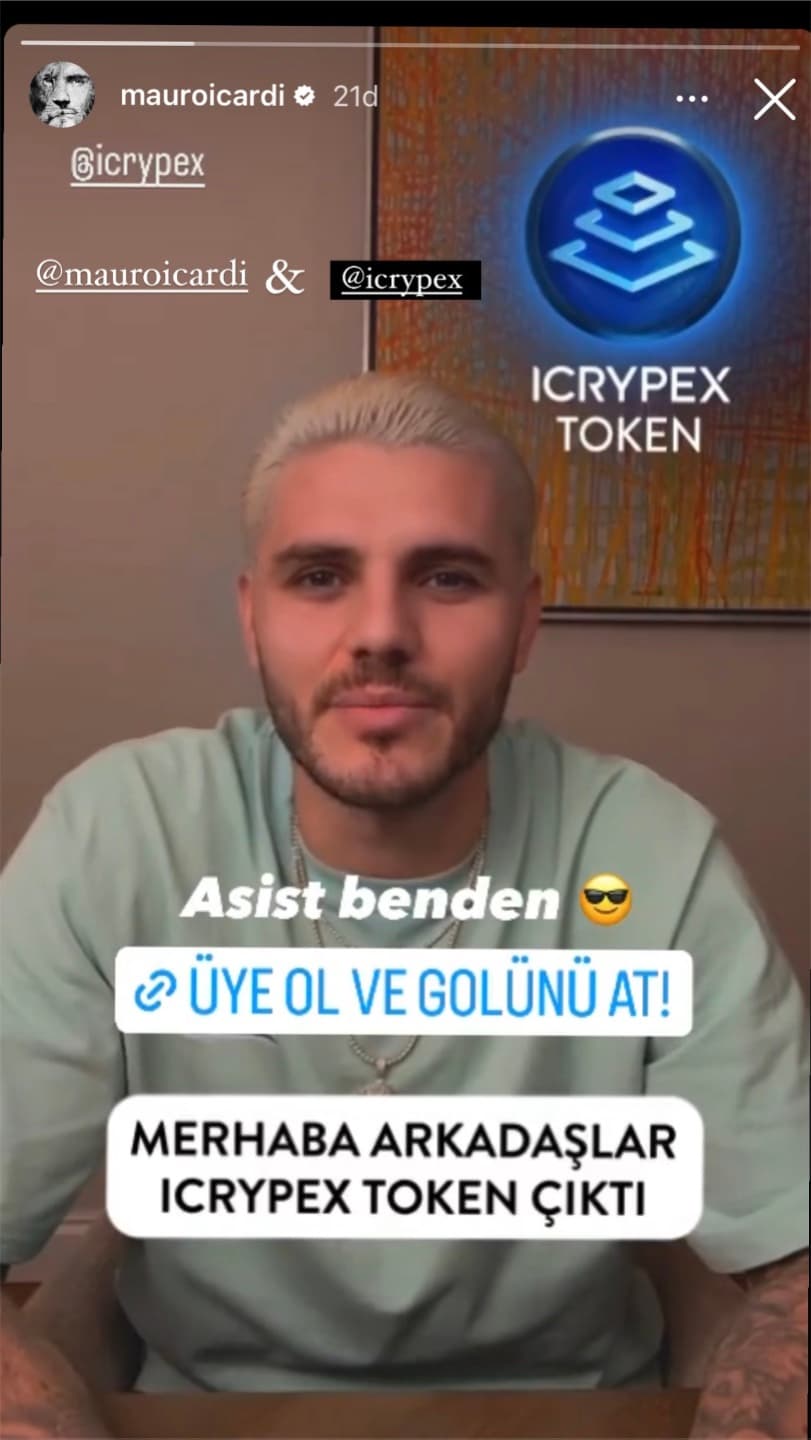 Mauro Icardi × ICRYPEX